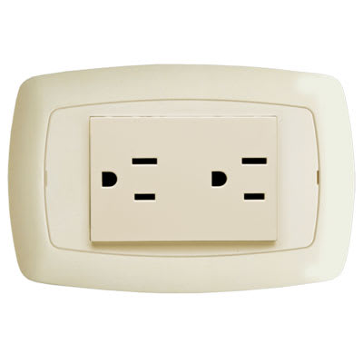 MASTER - OR.PRESA AMERIC.DOPPIA 2P+T 15A 250V C9364.2