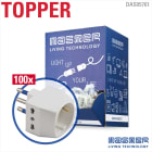 MASTER - DISP.ADAT.TRIPLO-SCHUKO 16A2P+TBIA.PZ100 DAS05761