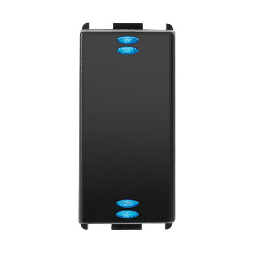 MASTER - PULSANTE DOPPIO 5/24V 10MA C/LED S.MODO