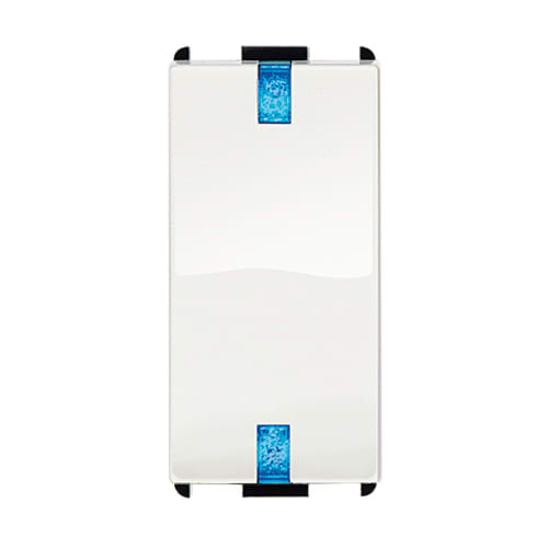 MASTER - PULSANTE DOPPIO 5/24V 10MA C/LED ANTIB HA10013-AB