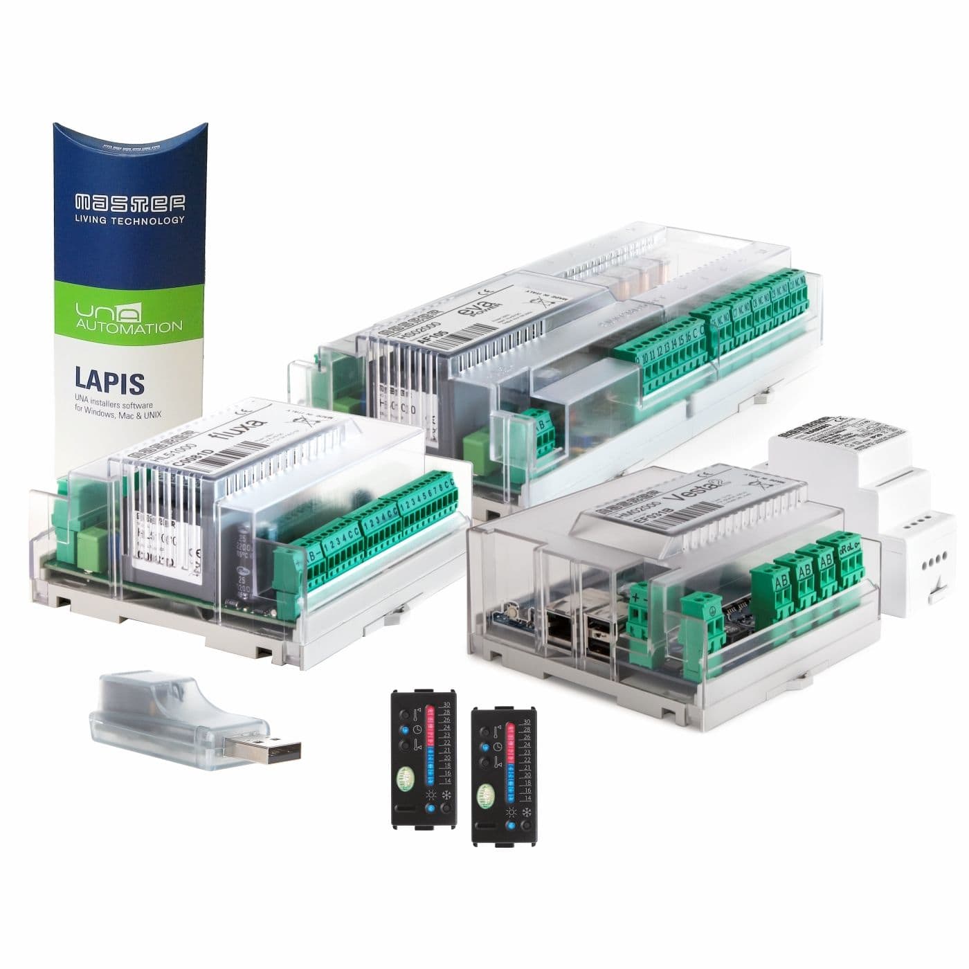 MASTER - DOMOLOGIKIT-POWER TERMOSTATI MODO GRIGIA HKITS130