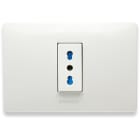 MASTER - MIX PRESA 2P+T 10-16A BIV. C/PLACCA BIAN IMK21159