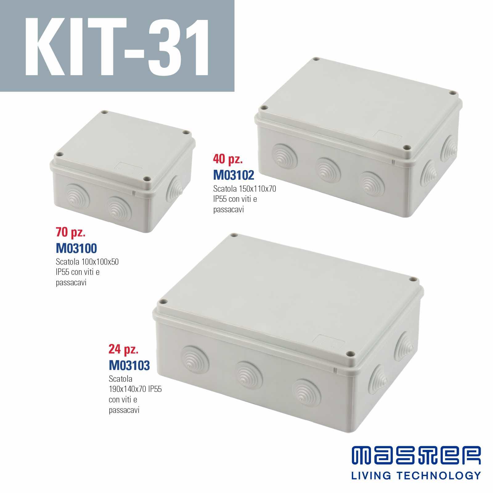 MASTER - KIT SCAT. ST. M031.. PZ. 134 KIT-31