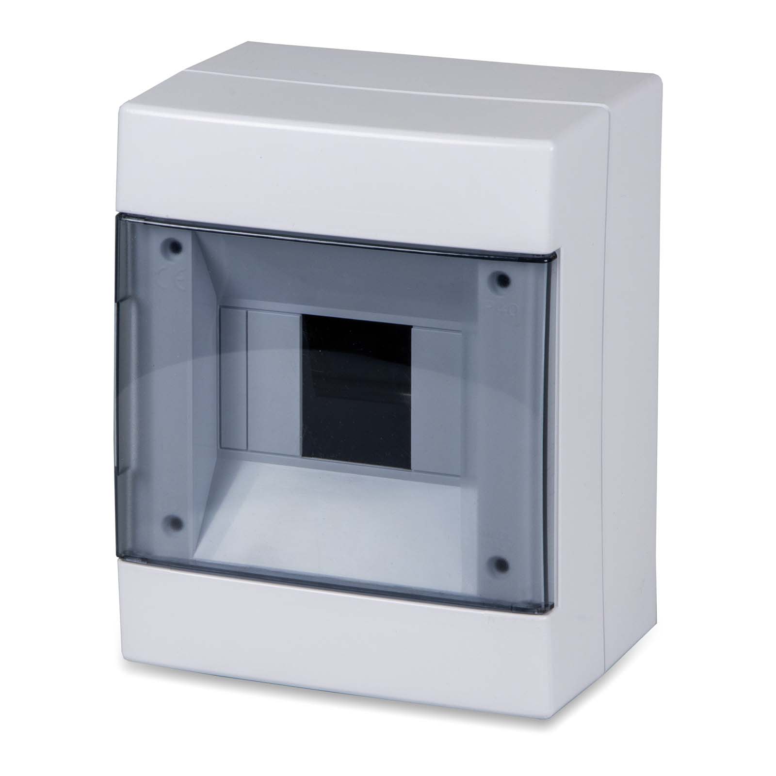 MASTER - CENTRALINO PARETE 4 MOD.P.TRASPAR. IP40 M03604