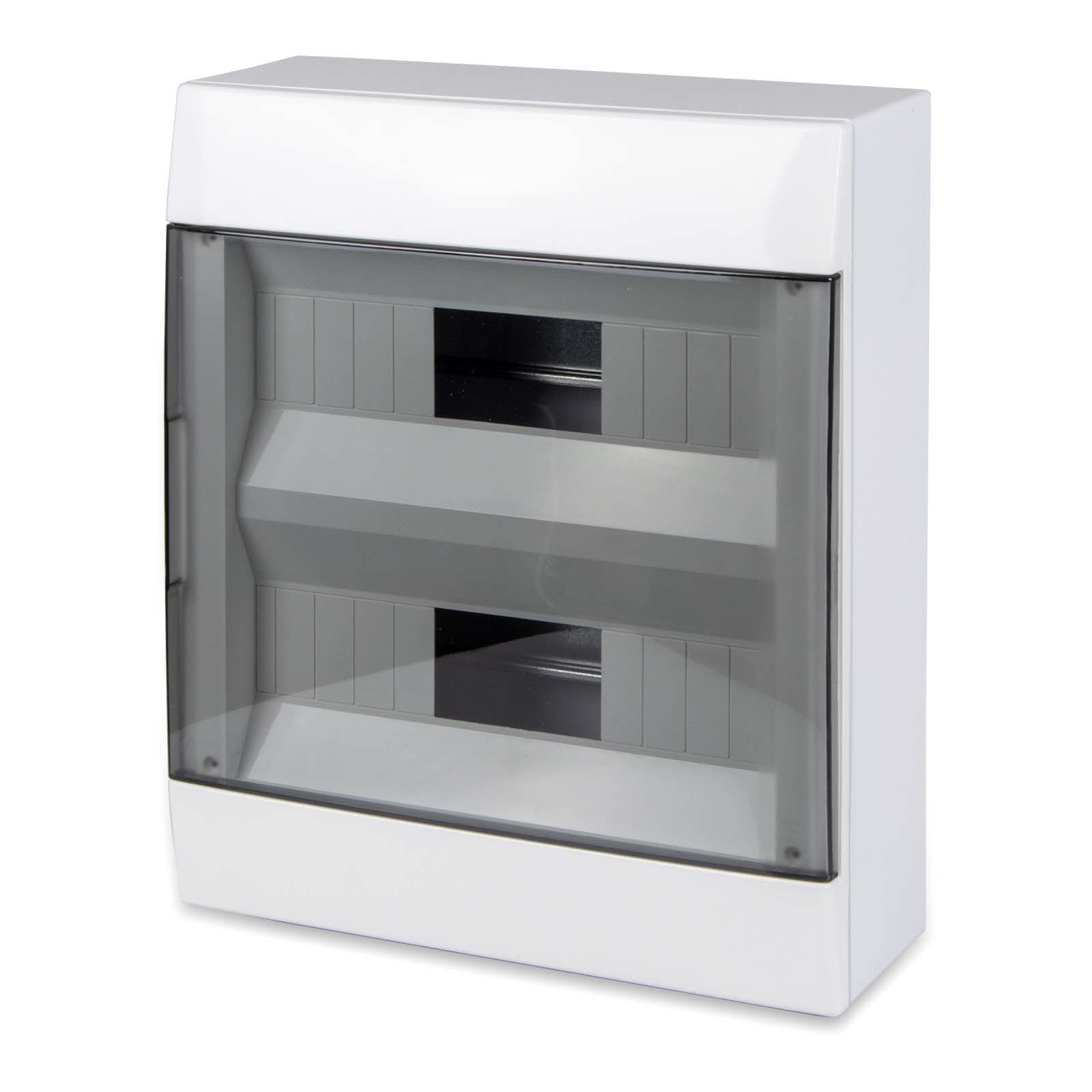 MASTER - CENTRALINO PARETE 24 MOD.P.TRASPAR. IP40