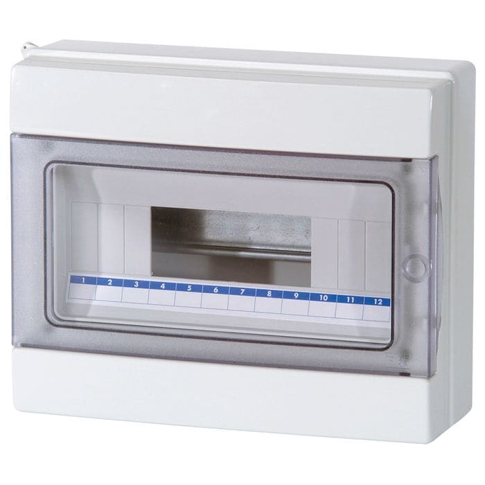 MASTER - C.PARETE 12MOD.P.TRASPAR. IP65