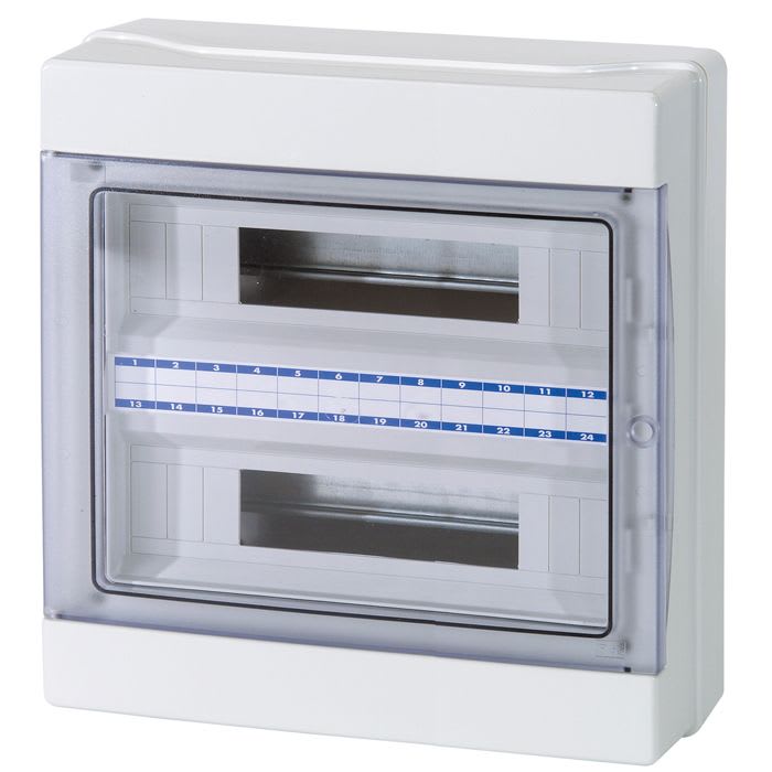 MASTER - C.PARETE 36MOD.P.TRASPAR. IP65 M04936-T