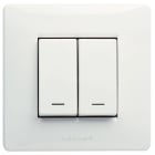 MASTER - MIXMO 2 INTERRUTTORI 1P 16AX ILLUMINATI M21021-L