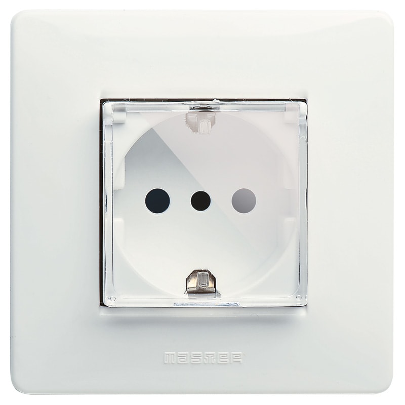 MASTER - MIXMO PRESA P30 SCHUKO 2P+T CON PORTELLO M21174