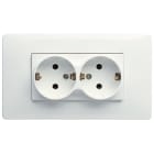 MASTER - MIXMO DOPPIA SCHUKO 16A 2P+T (LATERALE) M21176.2