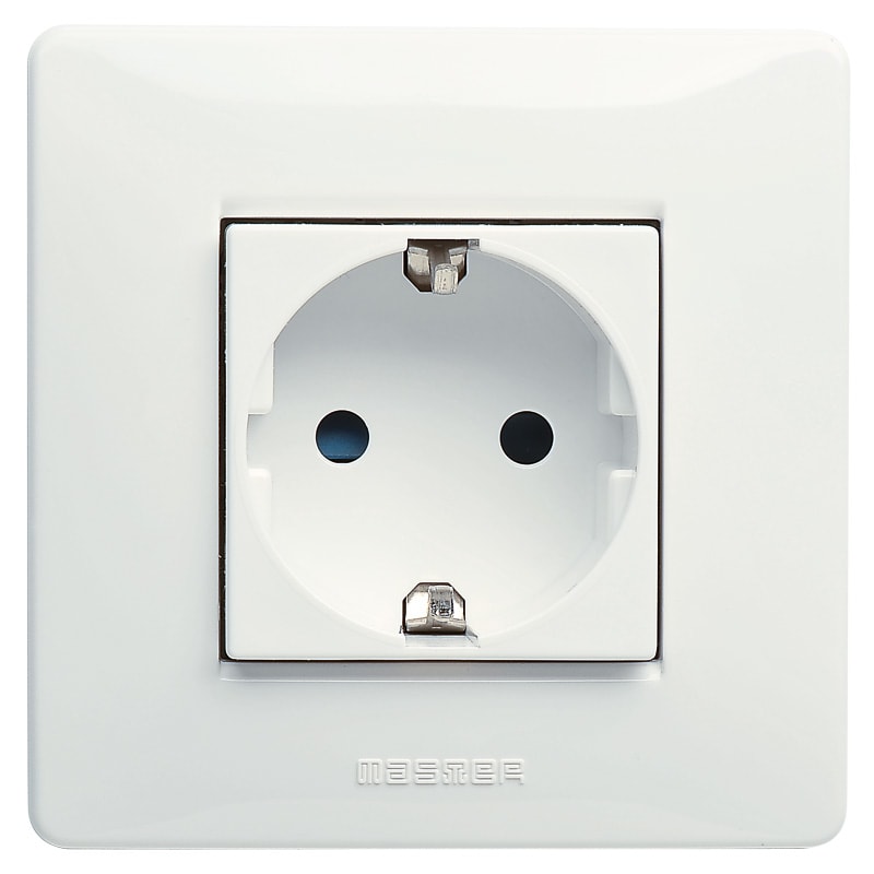 MASTER - MIXMO PRESA SCHUKO 16A 2P+T (LATERALE) M21176