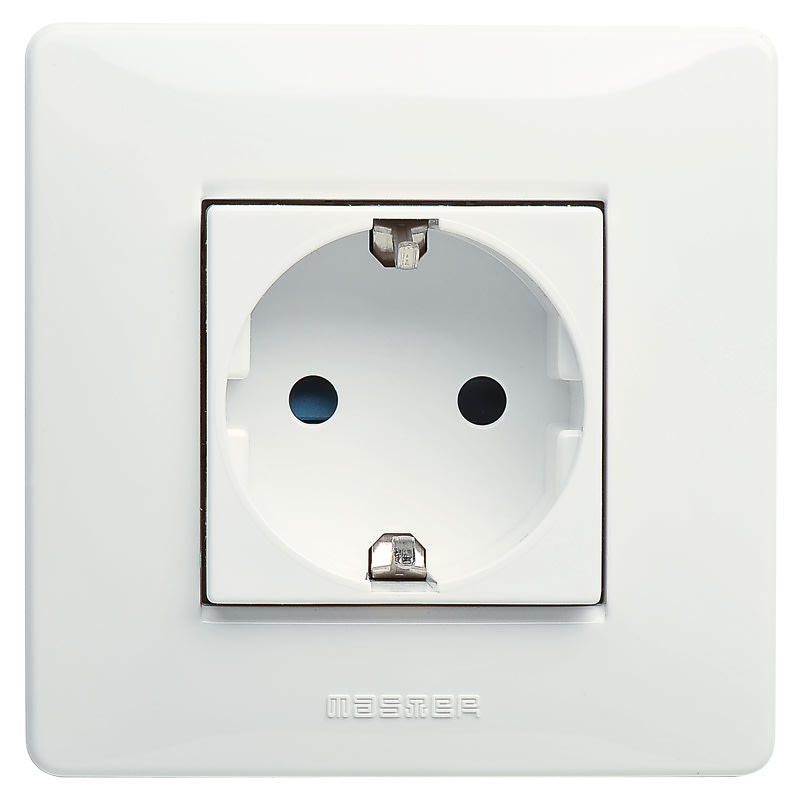 MASTER - MIXMO PRESA SCHUKO 16A 2P+T (LATERALE) M21176