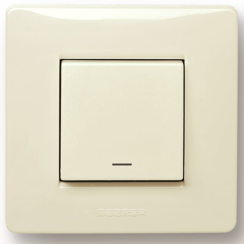 MASTER - MIXMO INTERRUTTORE 1P 16AX ILLUM. BEIGE