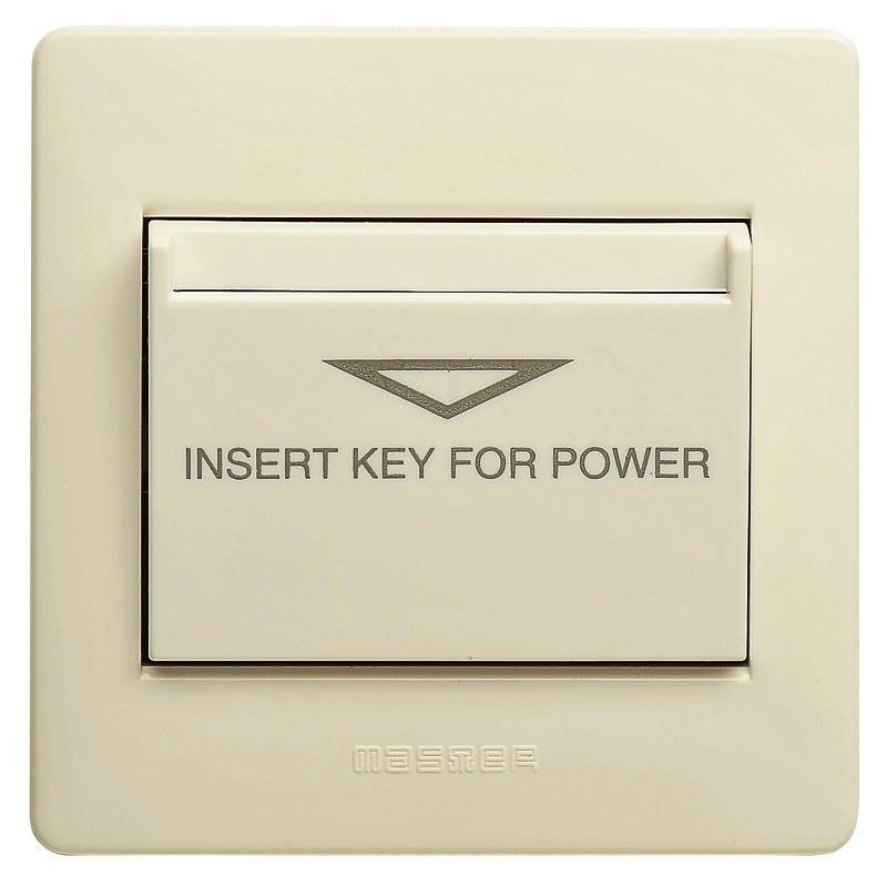 MASTER - MIXMO INTERRUTORE BADGE 16A BEIGE M22062