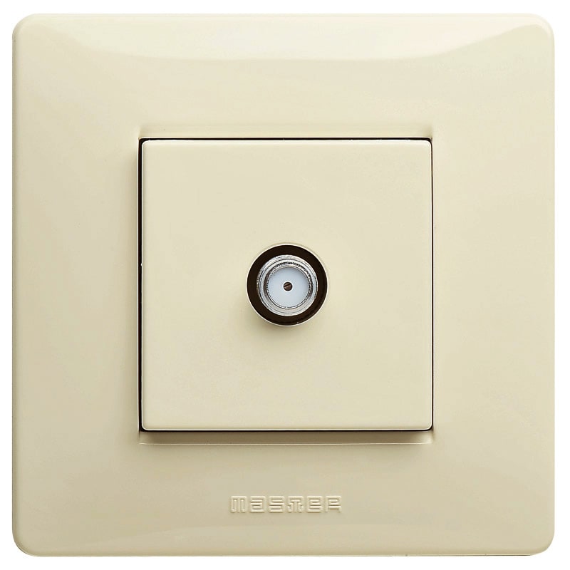 MASTER - MIXMO PRESA TV CONNETTORE IEC FEM. BEIGE M22266