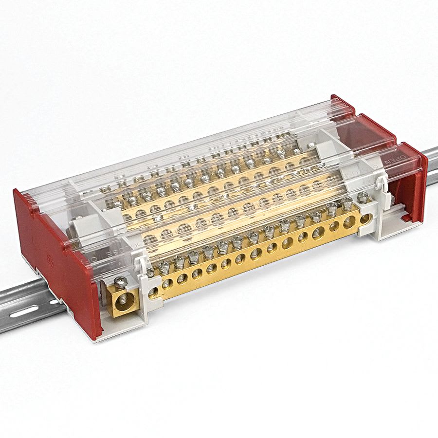 MASTER - RIPARTITORE PROT. TETRAP. 160A 4X16FORI MBD160164