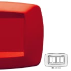 MASTER - PLACCA MODI' 4 POSTI ROSSO MD154