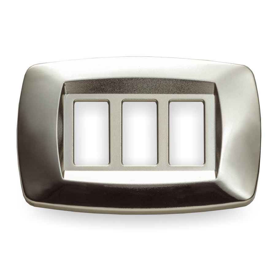 MASTER - PLACCA MODI' 3 POSTI ARGENTO MD223