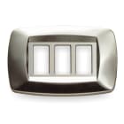 MASTER - PLACCA MODI' 3 POSTI ARGENTO MD223