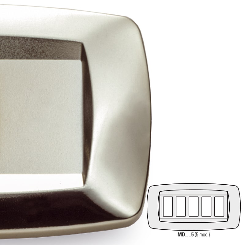MASTER - PLACCA MODI' 5 POSTI ARGENTO MD225