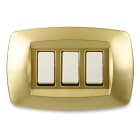 MASTER - PLACCA MODI' 3P. OTTONE OPACO MD243