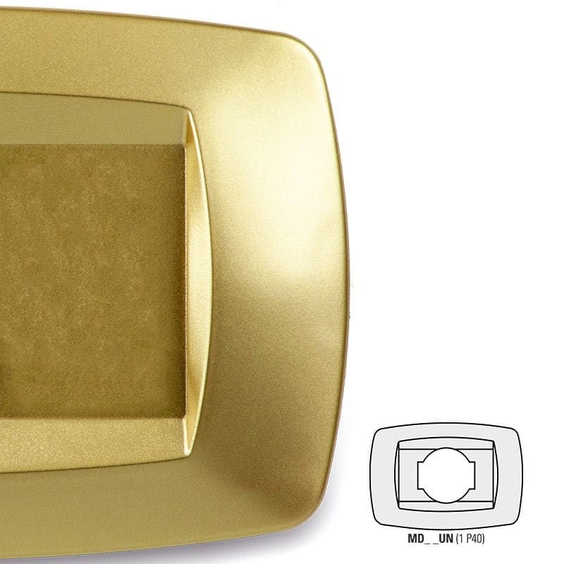MASTER - PLACCA MODI' UNIVERSALE OTTONE OPACO