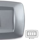 MASTER - PLACCA MODI' 4P. TITANIO MD254