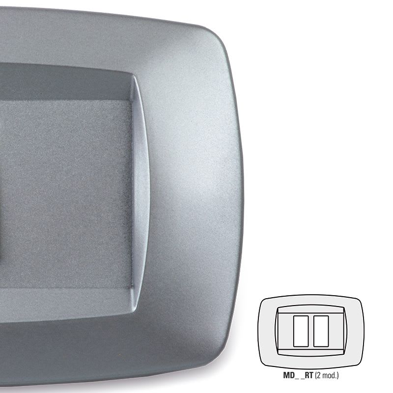 MASTER - PLACCA MODI' SC.TONDA TITANIO MD25RT