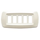 MASTER - PLACCA MODI' 5 POSTI AVORIO MD285