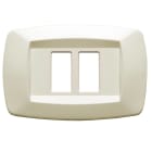 MASTER - PLACCA MODI' 2 POSTI RAVV.AVORIO MD28RT