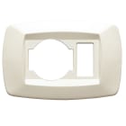 MASTER - PLACCA MODI' UNIVERSALE+1POSTO AVORIO MD28UN1