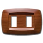 MASTER - PLACCA MODI' 2 POSTI CILIEGIO MD412