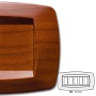 MASTER - PLACCA MODI' 5 POSTI CILIEGIO MD415