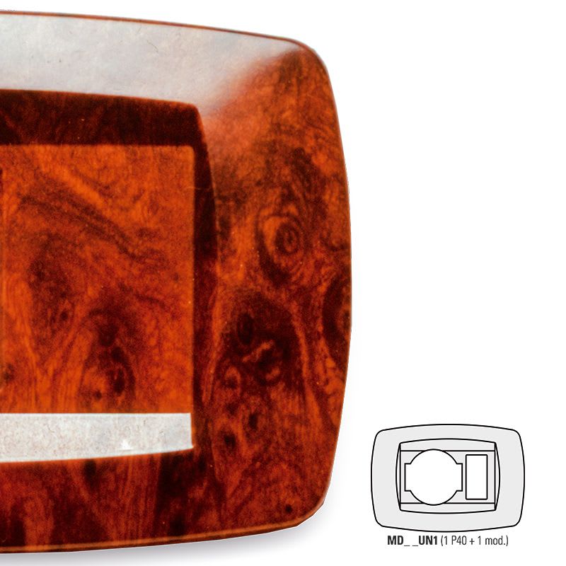 MASTER - PLACCA MODI' UNIVERSALE+1 POSTO RADICA MD43UN1