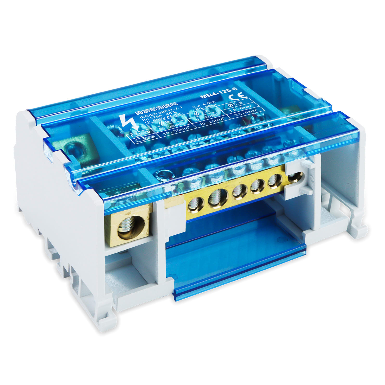 MASTER - RIPART. TETRAPOLARE 125A 1/6FORI MR4-125-6