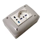 MASTER - MIXBOX IP40 3M. CON PRESE P17/11+P40 16A S43097