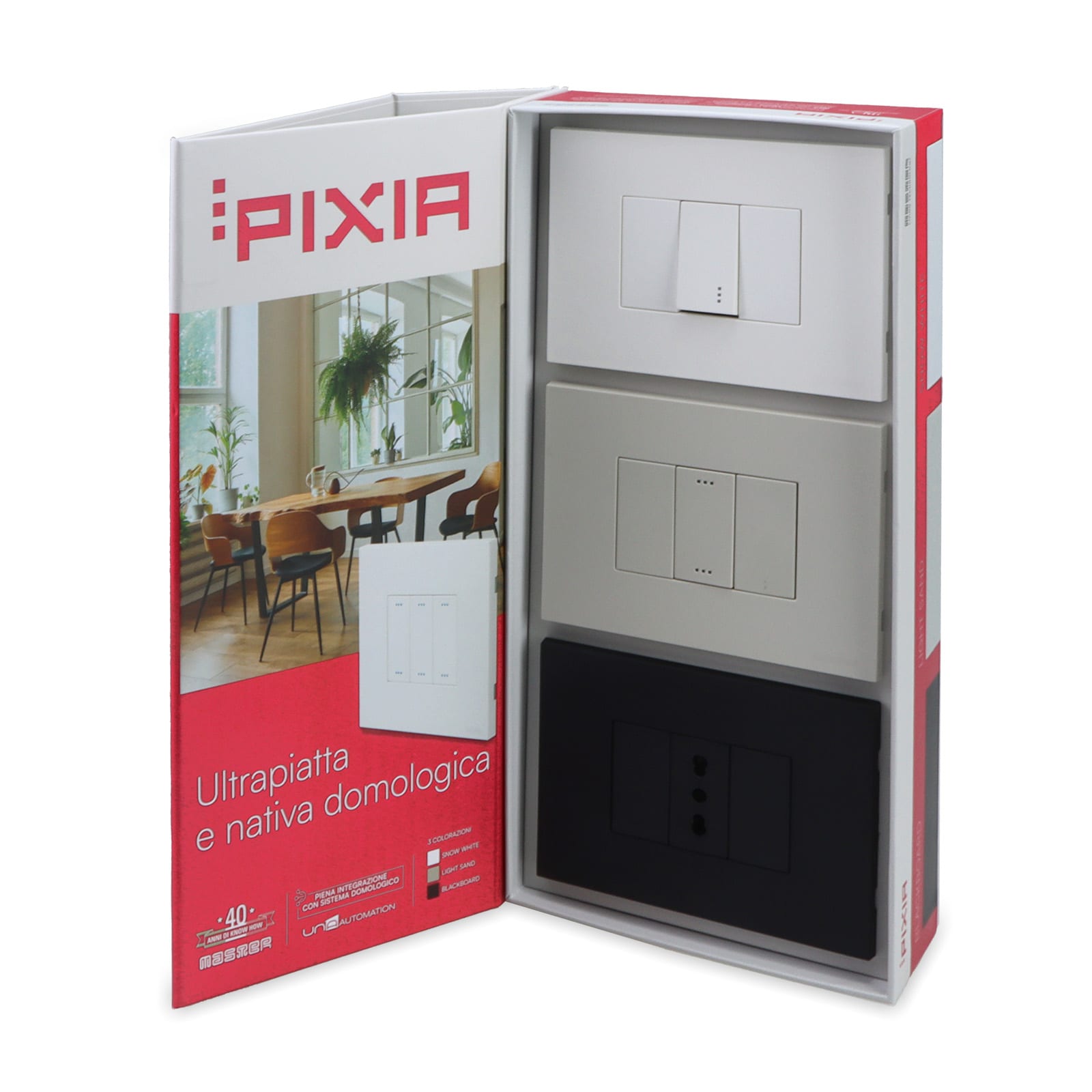 MASTER - VETRINA SERIE PIXIA 3 PLACCHE ITALIANO