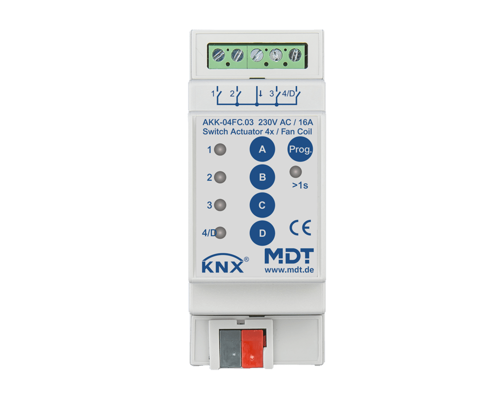 MDT - ATT. 4 CANALI, 230V,10A, FAN COIL