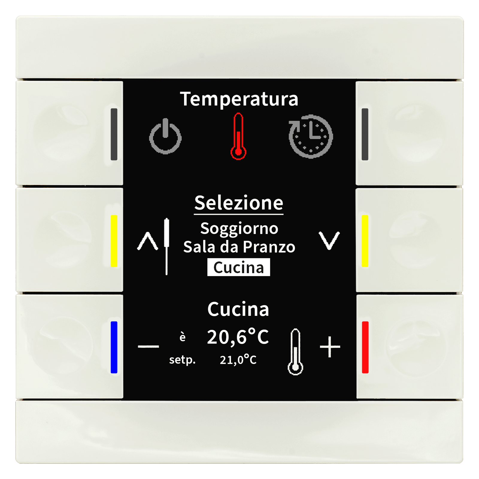 MDT - R.CONTROLLER +6T.DISPLAY,BIANCO L.