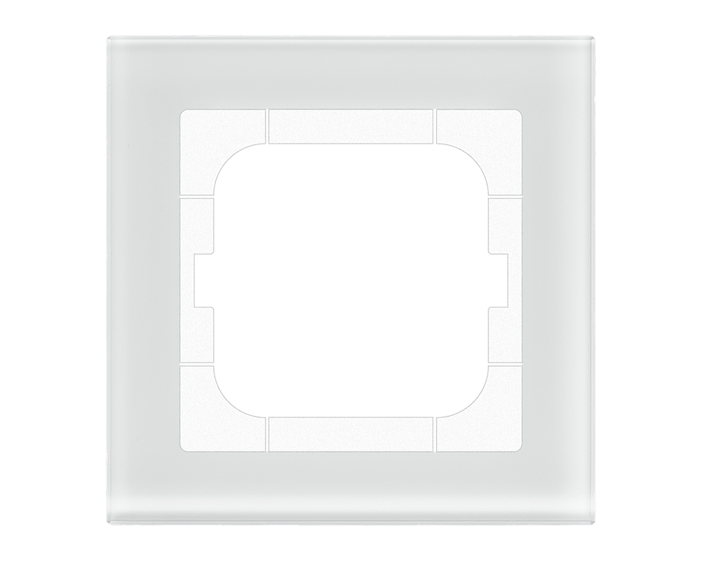 MDT - CORN.VETRO SING. 63X63MM,BIANCO