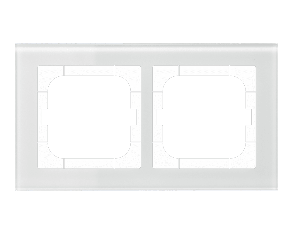 MDT - CORN.VETRO DOPPIA 63X63MM,BIANCO