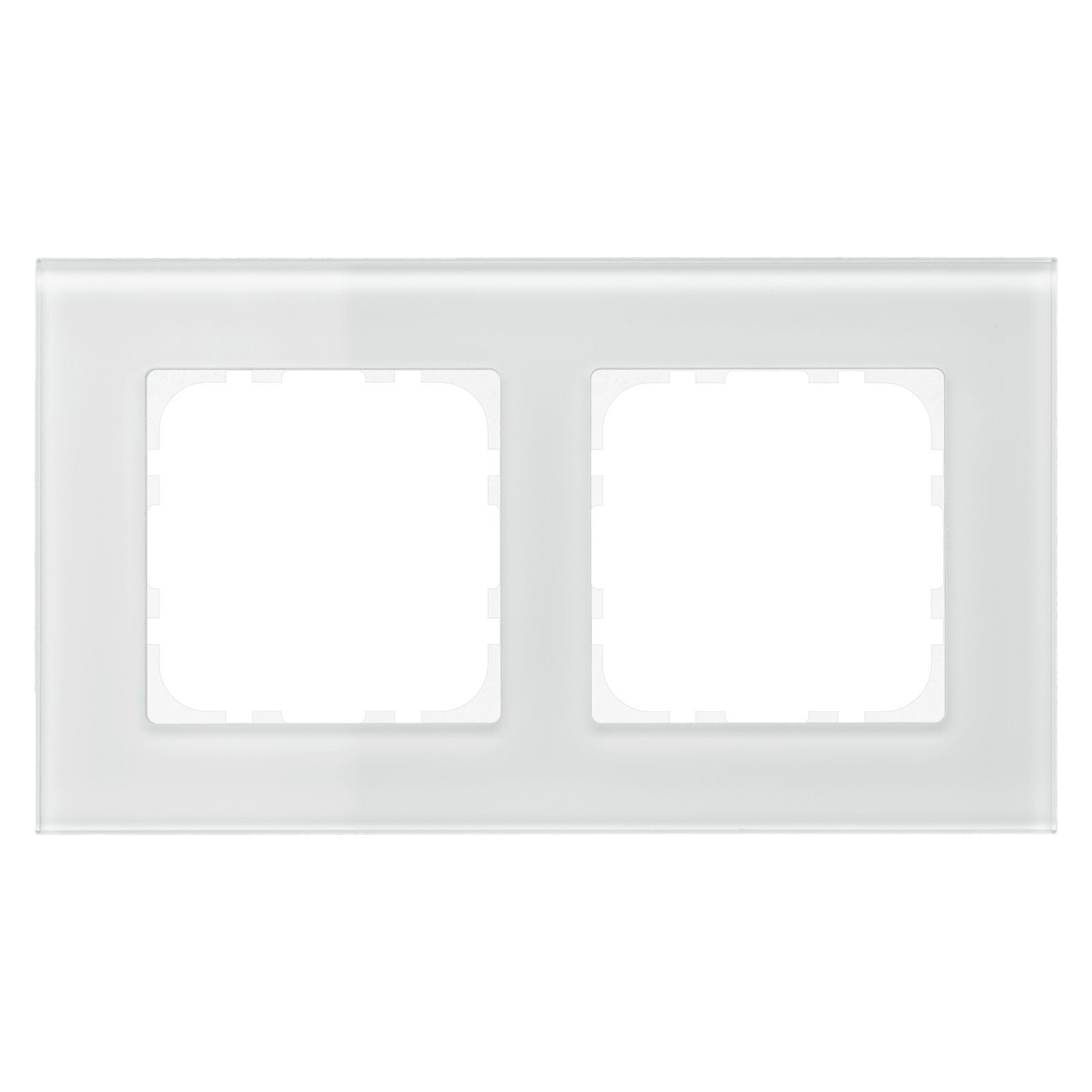 MDT - CORN.VETRO DOPPIA 55X55MM,BIANCO