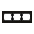 MDT - CORN.VETRO TRIPLA 63X63MM,NERO