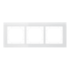 MDT - CORN.VETRO TRIPLA 63X63MM,BIANCO