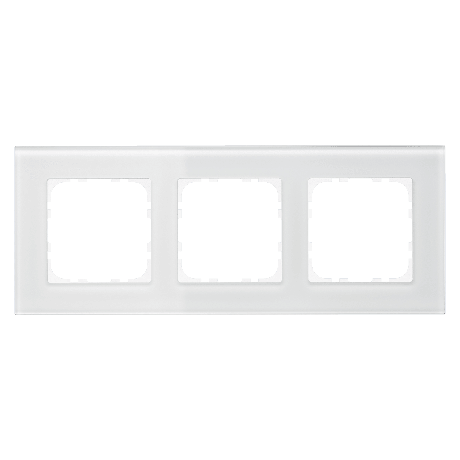 MDT - CORN.VETRO TRIPLA 55X55MM,BIANCO