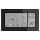 MDT - TASTIERA KNX SMART SEC. 6 ',VETRO, NERO