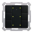 MDT - TASTO RF KNX 6F.-ATT.,NERO OP.