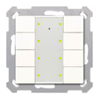 MDT - TASTO RF KNX 8F.-ATT.,BIANCO L.
