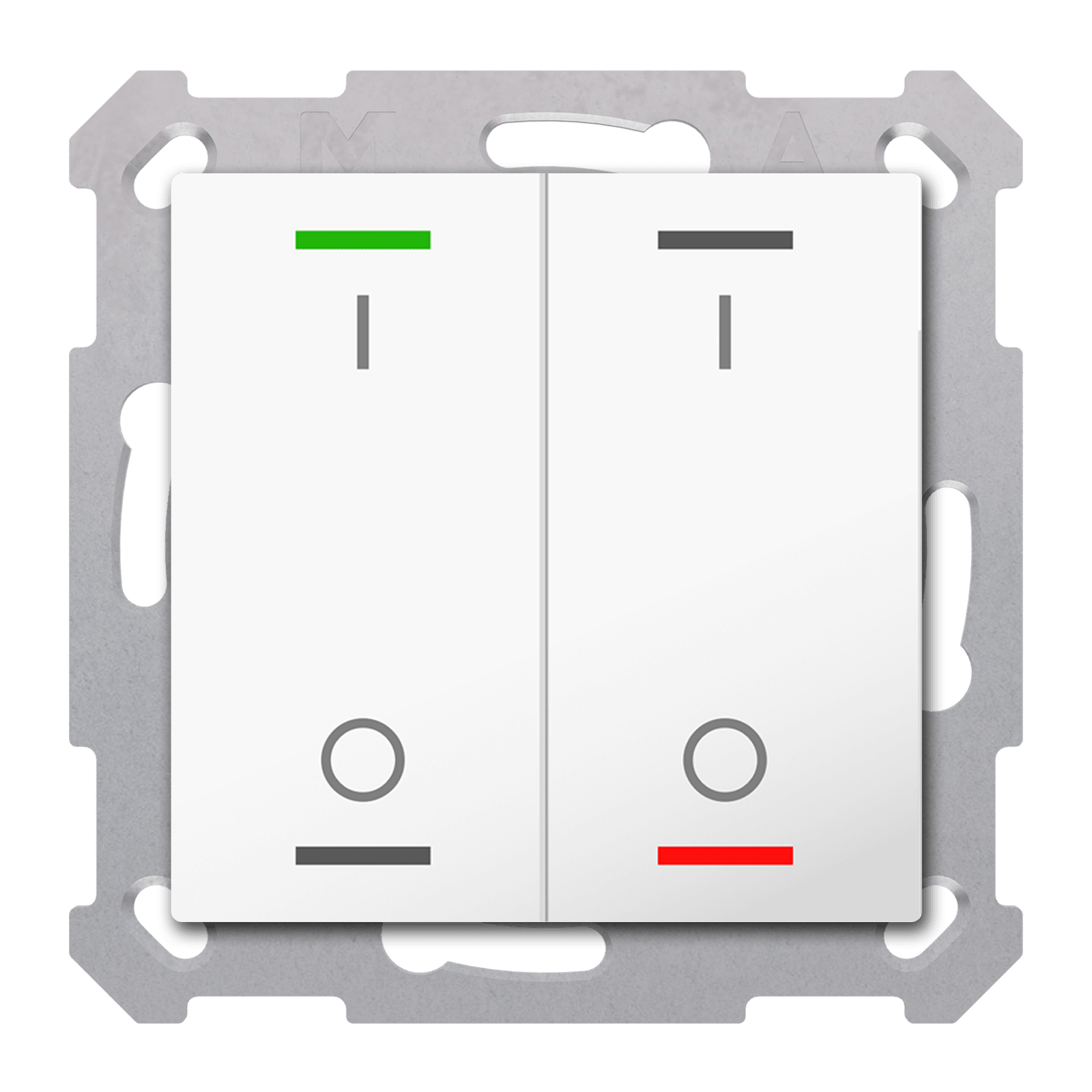 MDT - RF KNX TAST. LIGHT 55 2T,S.,T, B.L.,ON/O