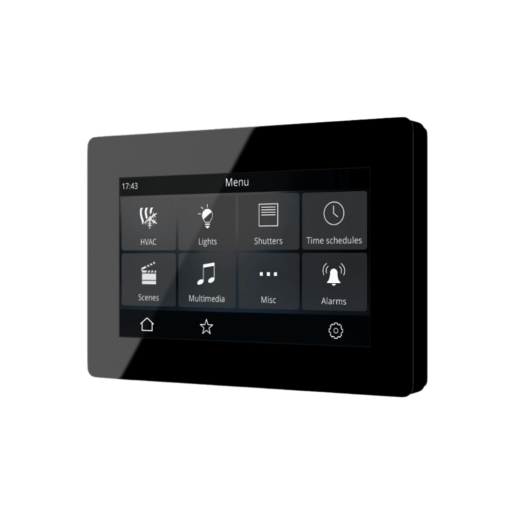 MDT - Touch screen KNX 4,3"IP,nero